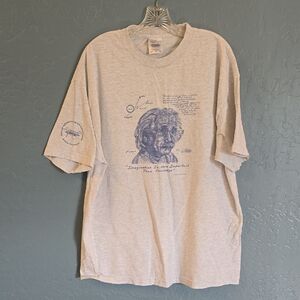 Cotton Express Light Gray Graphic Tee
